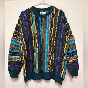 Urban Outfitters 90s Coogi Style Sweater Large